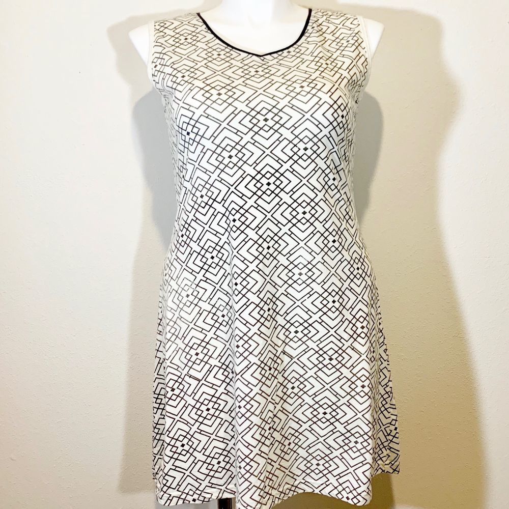 Ark Imports Geometric Printed Dress